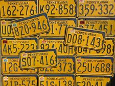 Pennsylvania Shape License Plate PA 1965 1966 1967 1968 1969 1970- Pick Your Tag picture
