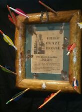 Amazing Sioux Chief Crazy Horse Custom Made Memorial Framed Picture  picture