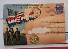 1945 Used Postcard Folder  W.A.C. Ft. Des Moines Iowa B-12  picture