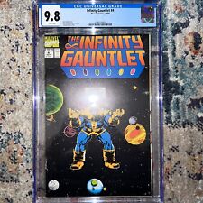 Infinity Gauntlet #4 Thanos Avengers CGC 9.8 NM/M Gorgeous Gem Wow  picture