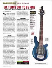 Ernie Ball Music Man HS Bongo 6-string bass guitar review sound check article picture