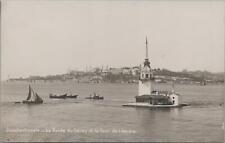RPPC Postcard La Point du Seray et La Tour de Leandre Constantinople Turkey  picture