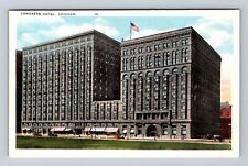 Chicago IL-Illinois, Congress Hotel, Advertising, Antique Vintage Postcard picture