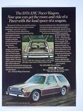 1978 AMC Pacer Wagon Vintage Original Magazine Print Ad 8.5 x 11