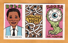 1988 Topps Pee-Wee's Playhouse Fun Pak FOLDIES Trading Card #1 Reba Roger Penny picture