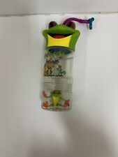 Rainforest Cafe Frog Souvenir Travel Mug With Straw , & Cha Cha Figurine picture