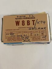 VTG QSL Ham Radio Card Lot (100) 1940s 50s 70s 80s U.S. & International #4 picture