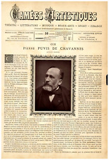 Vintage Goupil, Artistic Cameos, Pierre Puvis de Chavannes (Painter)  picture