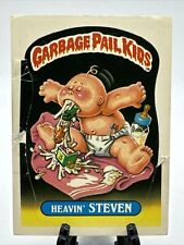 1985 Topps Garbage Pail Kids GPK Card First Series 1 OS1 Matte 3b Heavin' Steven picture
