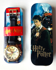 Harry Potter Rare Dumbledore Wrist Watch 2003 HC0302 Seiko SII Train Ticket Tin picture
