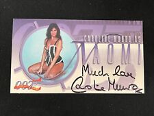 1998 Inkworks 007 Women of James Bond Caroline Munro Naomi A-1 Autograph Card AA picture