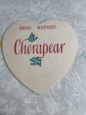 vintage  cherapear advertising coaster picture