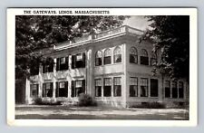 Lenox MA- Massachusetts, The Gateways, Antique, Vintage Postcard picture