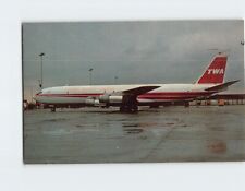 Postcard TWA Trans World Airlines Inc Boeing 707-331C picture