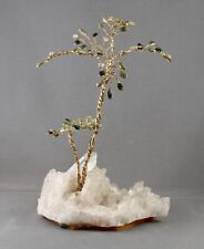 Clear Quartz 8.5 In Tall Wire Gemstone Tree picture