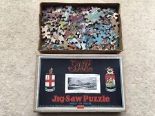 C1920s VINTAGE G.W.R.THE CORNISH RIVIERA EXPRESS CHADVALLEY WOODEN JIGSAW PUZZLE picture