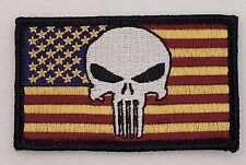 Punisher / USA Distressed American Flag Tactical Hook Embroidered picture