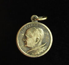 Vintage Paul VI Medal Religious Catholic St Christopher Petite Medal Small Size picture