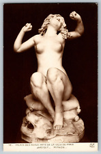 RPPC Vintage Postcard - Palais Des Beaux Arts De La Ville De Paris Bastet - Mano picture