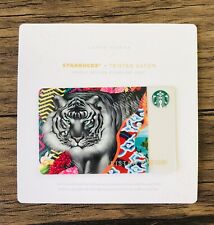2017 Starbucks Card TRISTAN EATON Tiger Sumatra Special Edition Mint New #6153 picture