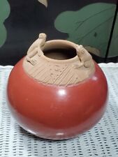 VTG: 1978 Costa Rica TWO FROGS Terracotta Pot - Like Frogs? picture
