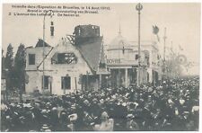 1910 Brussels Universal Exposition Incendie Avenue Des Nations Fire Nations Ave. picture