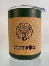 Jagermeister Cork Insulated Travel Coffee Cup Tailgate Tumbler Mug 10oz W/Lid picture
