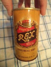 FITGER'S REX IMPERIAL DRY 12 OZ STRAIGHT EDGE STEEL BEER CAN A SCHELL NEW ULM MN picture