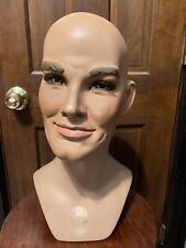 Vintage 1940’s-1950’s Crown Wigs Make Mannequin Bust Handsome  picture