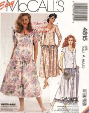 McCall's Misses' Dress Pattern 4815 Size 6-10 UNCUT picture
