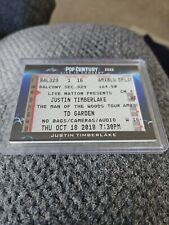 2022 Leaf Pop Century Justin Timberlake Ticket Stub TD Garden picture