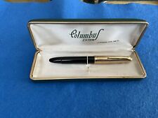 Columbus Extra Fountain Pen Gold Plated With Box picture