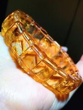 14*9.6*6mm Natural Yellow Pyramid Citrine Quartz Crystal Beads Bracelet AAAA picture