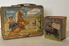 Gene Autry Vintage 1954 Melody Ranch Lunchbox Without The Thermos  & Book picture