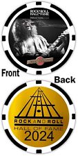 PETER  FRAMPTON - 2024 ROCK N ROLL HALL OF FAME INDUCTEE - POKER CHIP picture
