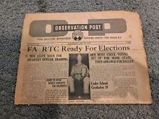 July 19 1944 Field Artillery Replacement Training Center Newspaper WWII picture