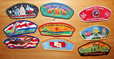 Lot of 9 assorted Shoulder Boy Scouts of America BSA Patches picture