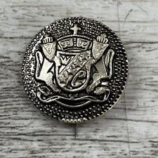 Vintage Crest Pin Silver Tone picture