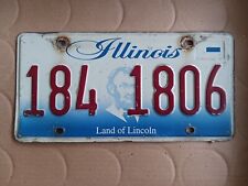 2006 Illinois IL License Plate 184 1806 picture
