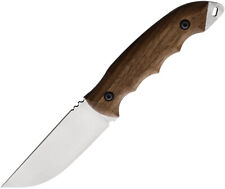 BPS Knives Camping Brown Walnut Wood Carbon Steel Fixed Blade Knife HK04CS picture