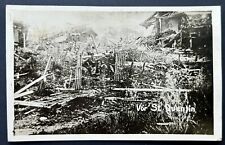 Real Photo Postcard WWI German Troops Vor (before) St Quentin at Hindenburg Line picture