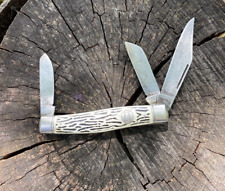 vintage IMPERIAL ~Crown~ 3 blade pocket knife PROV. RI. picture