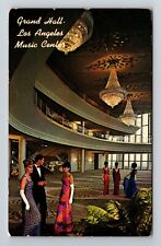 Los Angeles CA-California Grand Hall Music Center c1965 Vintage Postcard picture