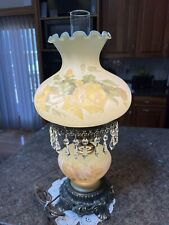 Vintage 1971 L&LWMC Hurricane Lamp. Hand Painted By German artist Caterina Klein picture
