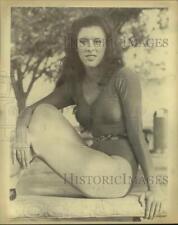 1982 Press Photo San Antonio Spurs Basketball Dancer Ivette Bruno - sas06009 picture