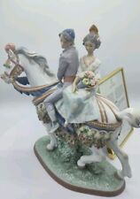 Lladro 1472 Valencian Couple on Horse Princess Flowers Limited Edition With Box  picture