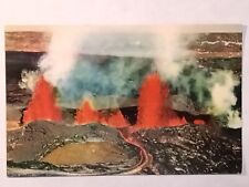 Eruption Of Mauna Loan Volcano Hawaii  Postcard  picture
