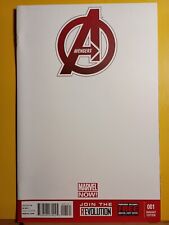 2013 Marvel Comics Avengers Issue 1 Blank Sketch Cover F Variant  picture
