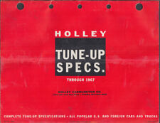 Holley Carburetor Tune-Up Specs through 1967 US & Sports Cars & Trucks picture
