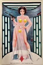 Mad Love Gallery #9 Star Wars Princess Leia Cosplay By Adan Limited 23/50 picture